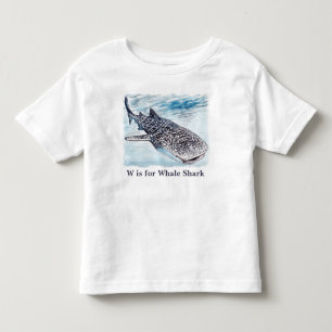 T-shirt Pour Les Tous Petits Bébé d'illustration de requin de baleine et