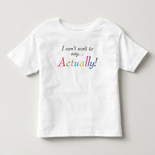 T-shirt Pour Les Tous Petits Bébé en fait dire chemise amusante