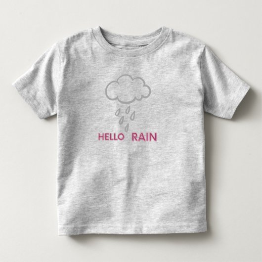 T-shirt Pour Les Tous Petits Bébé Été Gris (Devant)