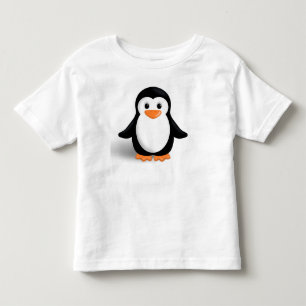 T-shirt Pour Les Tous Petits Bébé manchot mignon