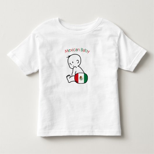 T-shirt Pour Les Tous Petits Bébé mexicain (Devant)