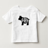 T-shirt Pour Les Tous Petits Bébé ours (Devant)