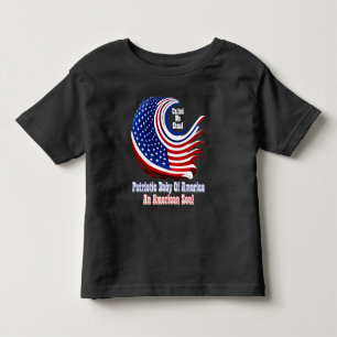 T-shirt Pour Les Tous Petits Bébé Patriote d'Amérique Simply Enspired