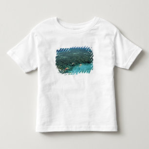 T-shirt Pour Les Tous Petits Belize, récif de la barrière, récif Lighthouse, bl