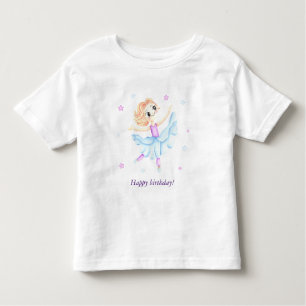T-shirt Pour Les Tous Petits Belle petite fille de gingembre ballerine