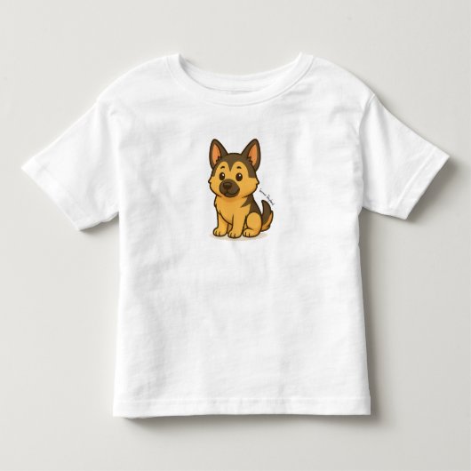 T-shirt Pour Les Tous Petits Berger Allemand (Devant)