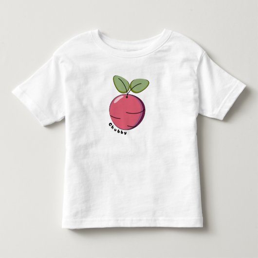 T-shirt Pour Les Tous Petits Betterave Dodue (Devant)