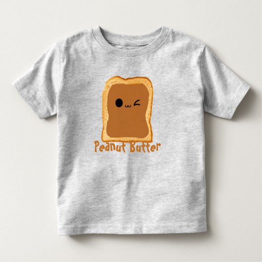 T-shirt Pour Les Tous Petits Beurre d'arachide (Devant)