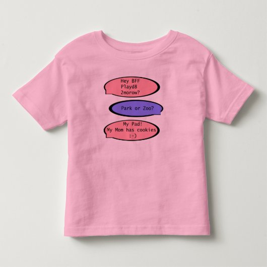 T-SHIRT POUR LES TOUS PETITS BFF (Devant)