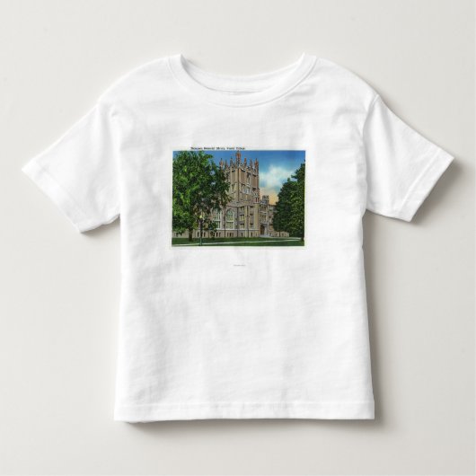 T-shirt Pour Les Tous Petits Bibliothèque commémorative de Thompson, université (Devant)