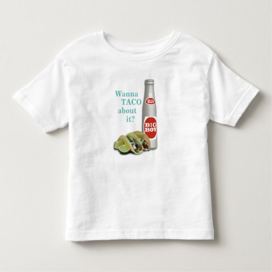 T-shirt Pour Les Tous Petits Big Boy Tacos Tee (Devant)
