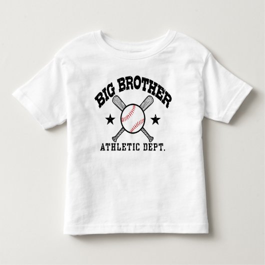 T-shirt Pour Les Tous Petits Big Brother Baseball (Devant)