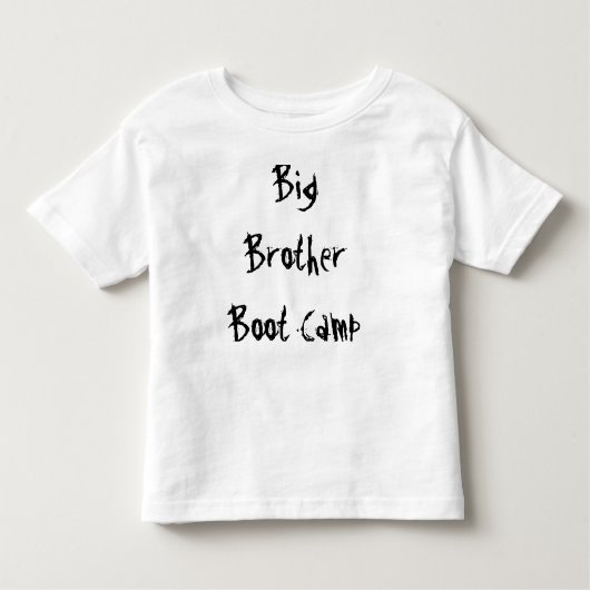 T-shirt Pour Les Tous Petits Big Brother Boot Camp (Devant)