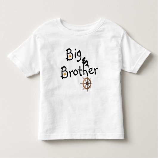 T-shirt Pour Les Tous Petits Big Brother nautique sans Starfish (Devant)