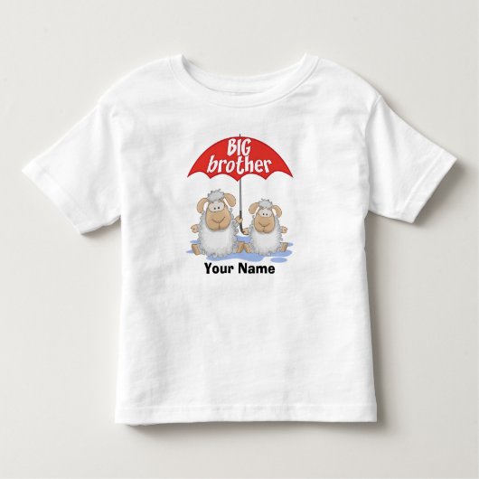 T-shirt Pour Les Tous Petits Big Brother Sheep (Devant)