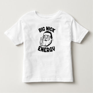 T-shirt Pour Les Tous Petits Big Nick Energy Santa Claus Funny Noël Noël