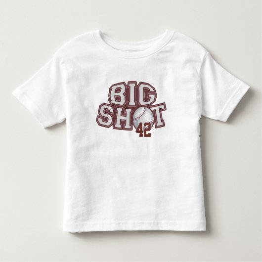 T-shirt Pour Les Tous Petits Big Shot Basball (Devant)