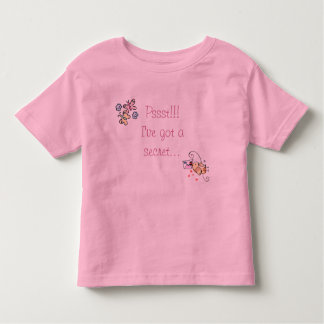 T-shirt Pour Les Tous Petits Big Sister Secret ; Grande soeur secret