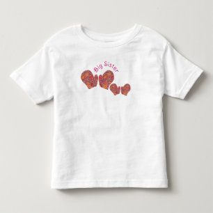 T-shirt Pour Les Tous Petits Big Sister Tee - Thème de Mittens