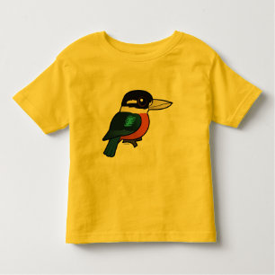 T-shirt Pour Les Tous Petits Birdorable Rufous-s'est gonflé Kookaburra