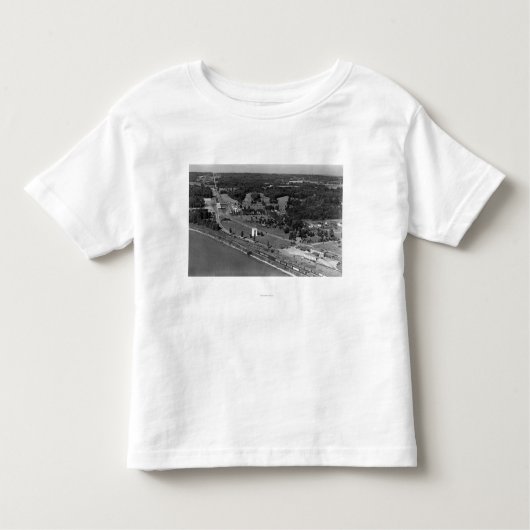 T-shirt Pour Les Tous Petits Blaine, vue d'oeil d'oiseaux de WA et (Devant)