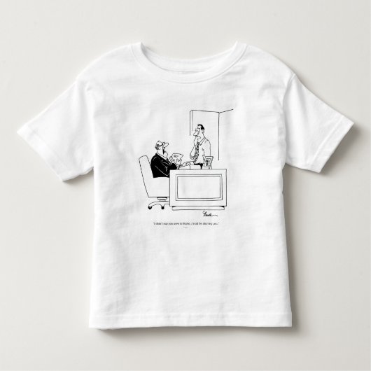 T-shirt Pour Les Tous Petits Blâme de bureau (Devant)