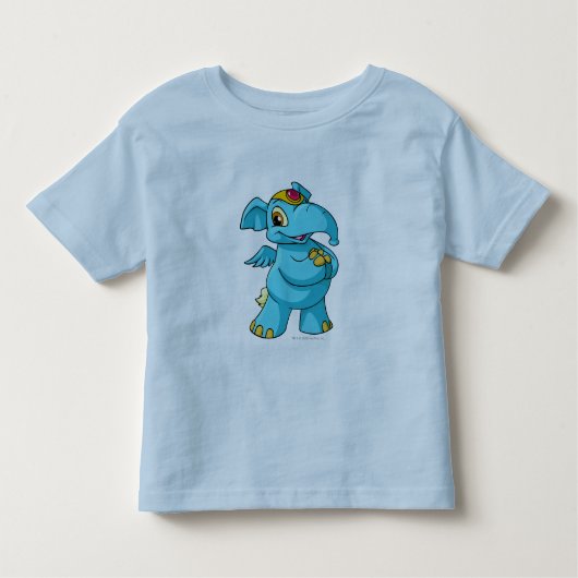 T-shirt Pour Les Tous Petits Bleu d'Elephante (Devant)