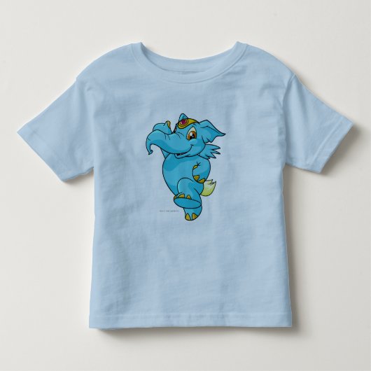 T-shirt Pour Les Tous Petits Bleu d'Elephante (Devant)