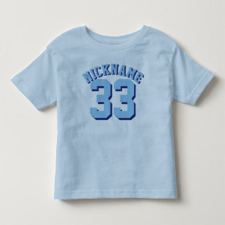 T-shirt Pour Les Tous Petits Bleu | Design Jersey Sport