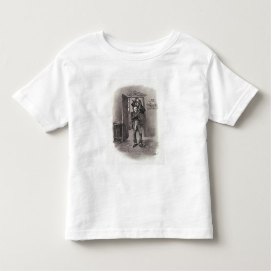 T-shirt Pour Les Tous Petits Bob Cratchit et Tim minuscule, de 'Charles Dickens (Devant)