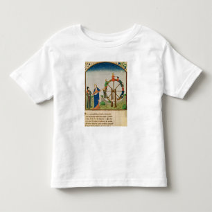 T-shirt Pour Les Tous Petits Boethius avec la roue de la fortune