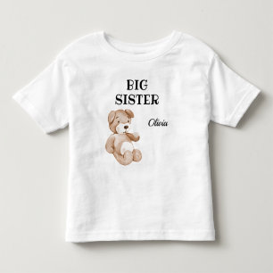 T-shirt Pour Les Tous Petits Boho Baby Shower Grande Sœur Bébé, Tout-Petit & En