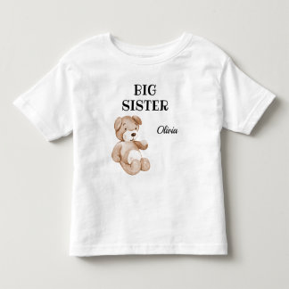 T-shirt Pour Les Tous Petits Boho Baby Shower Grande Sœur Bébé, Tout-Petit & En