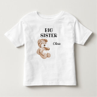 T-shirt Pour Les Tous Petits Boho Baby shower mignon grande soeur 2T à 5-6T
