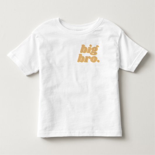 T-shirt Pour Les Tous Petits Boho Neutral "grand bro" Matching Siblings (Devant)