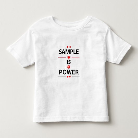 T-shirt Pour Les Tous Petits Bold Typography Quote (Devant)
