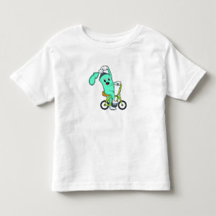 T-shirt Pour Les Tous Petits Bombe aérosol avec Bicyclette