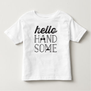 T-shirt Pour Les Tous Petits Bonjour belle Cravate Bow Petit Homme Garçon Enfan