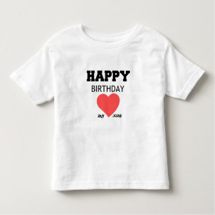 T-SHIRT POUR LES TOUS PETITS BONJOUR D'ANNIVERSAIRE DE MON ROI