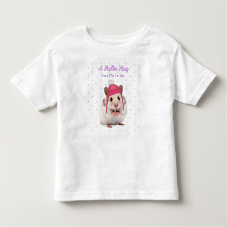 T-shirt Pour Les Tous Petits Bonjour Hug Hamster