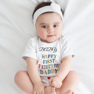 T-shirt Pour Les Tous Petits Bonne 1ère Fête des pères, papa ! Idées cadeaux