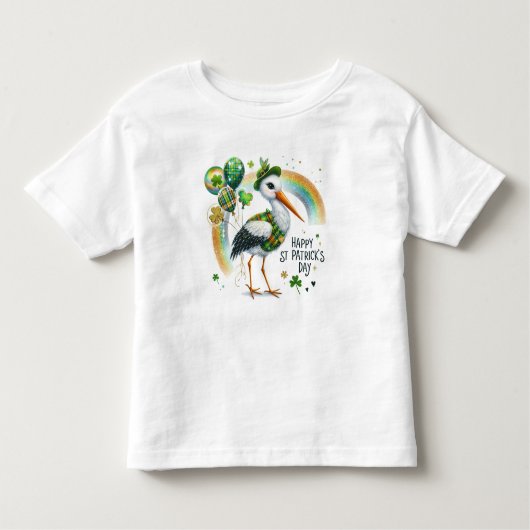 T-shirt Pour Les Tous Petits Bonne grue de la Saint Patrick (Devant)