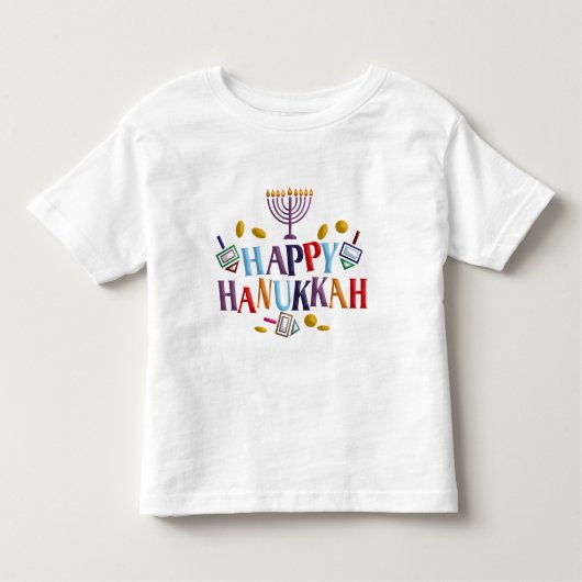 T-shirt Pour Les Tous Petits Bonne Hanoukka (Devant)