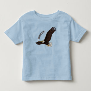 T-shirt Pour Les Tous Petits Bonne illustration de dessin d'aigle à chauve-sou