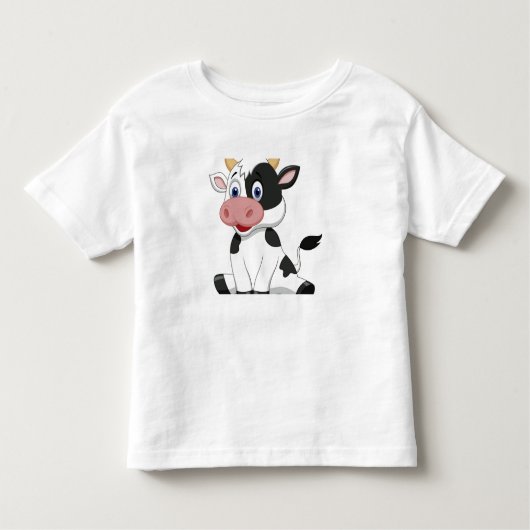 T-shirt Pour Les Tous Petits Bonne Petite Vache Laitière Holstein  (Devant)