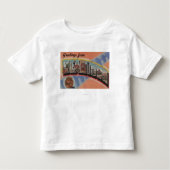 T-shirt Pour Les Tous Petits Boston, le Massachusetts (ville d'haricot) (Devant)