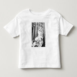 T-shirt Pour Les Tous Petits Boston, MA États-Unis, Coureur au Foil Boston Mara