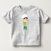 T-shirt Pour Les Tous Petits Boulangerie, Boulanger, Cuisine, Tablier, Garçon M (Devant)