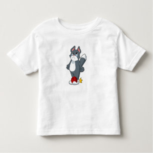 T-shirt Pour Les Tous Petits Boule de bowling de chat