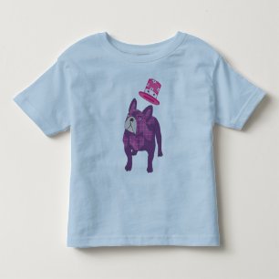 T-shirt Pour Les Tous Petits Bouledogue français cylindre French Bulldog